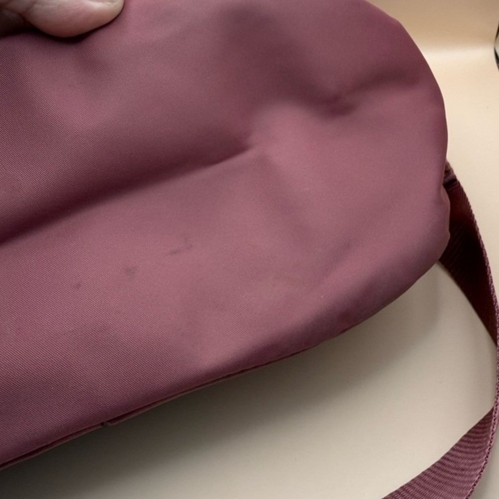 Lululemon All Night Festival Bag Crossbody Mauve Pink Nylon Adjustable Strap - Picture 15 of 15